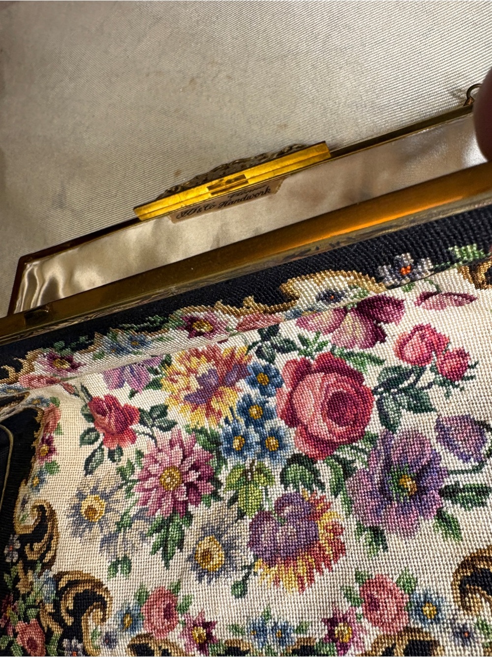 Petite Pointe JB & Co Vienna Handiwork Top-Handle Bag - Picture 8 of 12